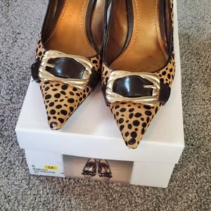 Nine West Leopard Print Heels